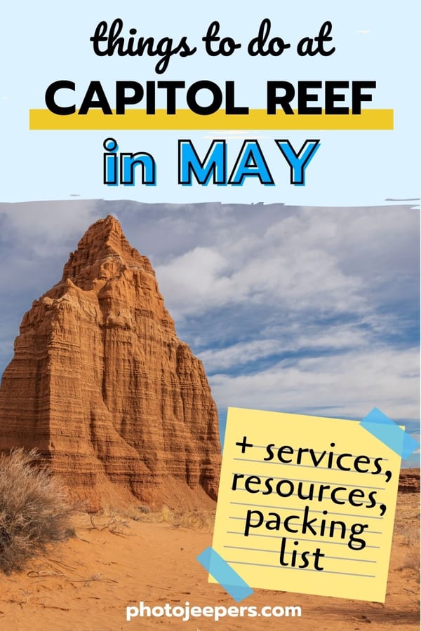 capitol reef national park in may