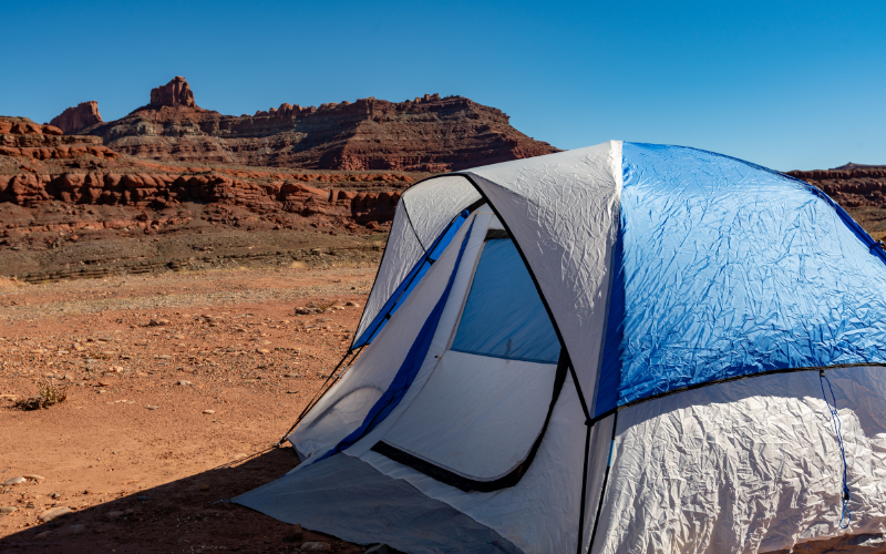 tent camping near Moab