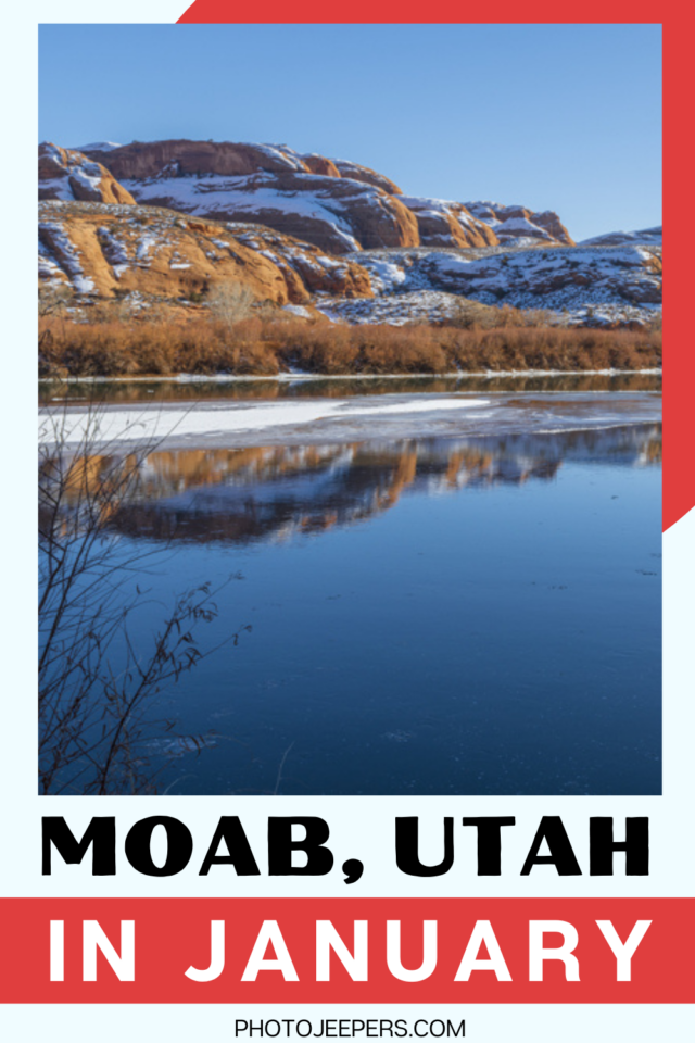 Moab, Utah in January