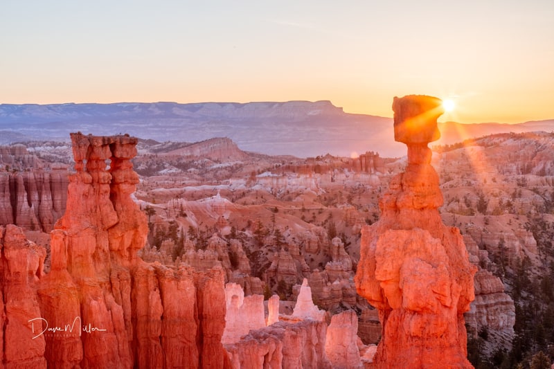 Dave Miller sunrise at Bryce Canyon Thor's Hammer