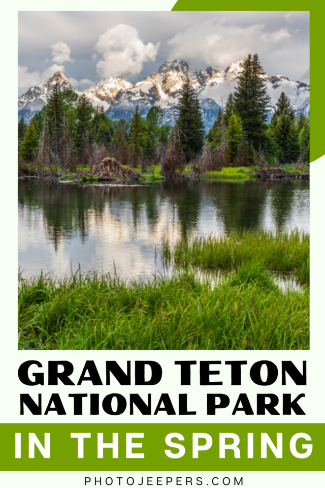 Grand Teton National Park in the spring