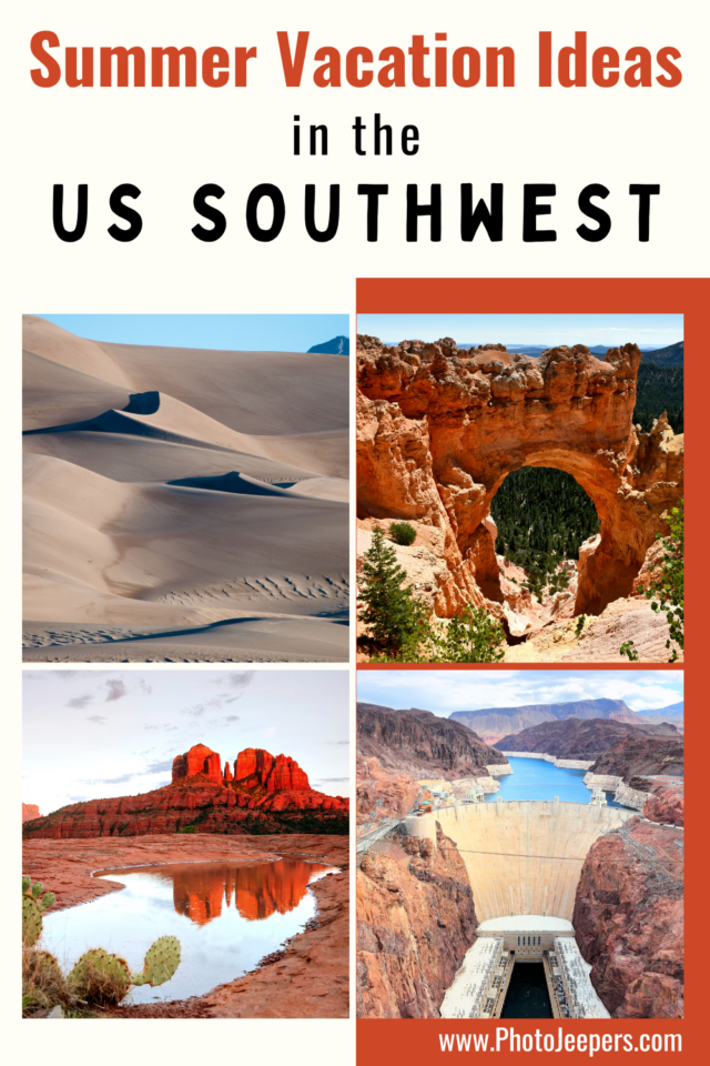Summer vacation ideas in the US Southwest