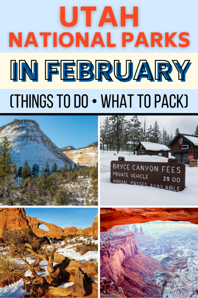Utah National Parks in February