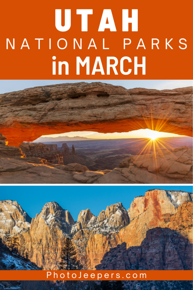 Utah National Parks in March