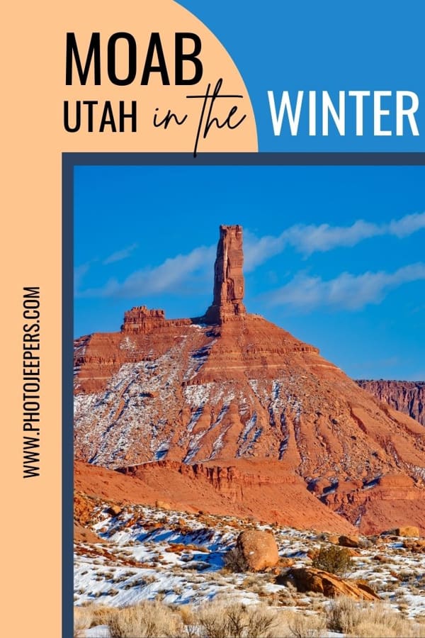 moab utah in the winter
