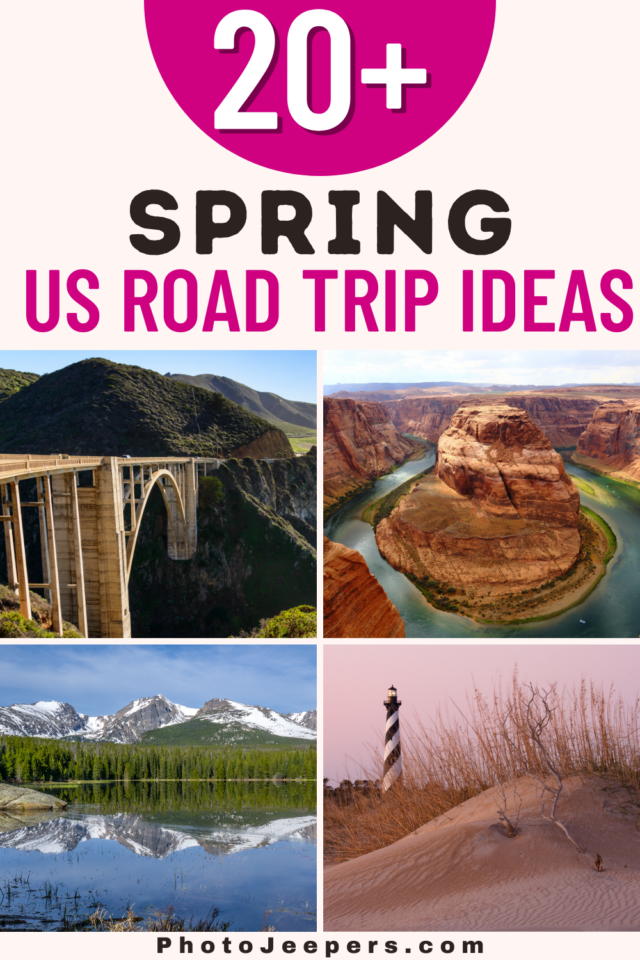 20 spring US road trip ideas