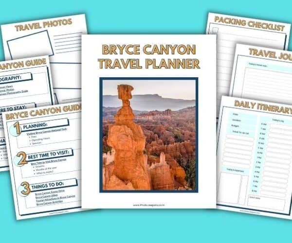 Bryce Canyon Travel Planner by Photo Jeepers