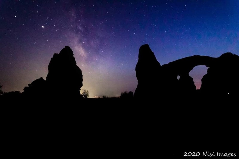 milky way at Turret Arch