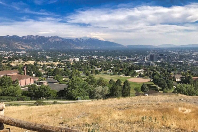 View of Salt Lake City photo credit csginger