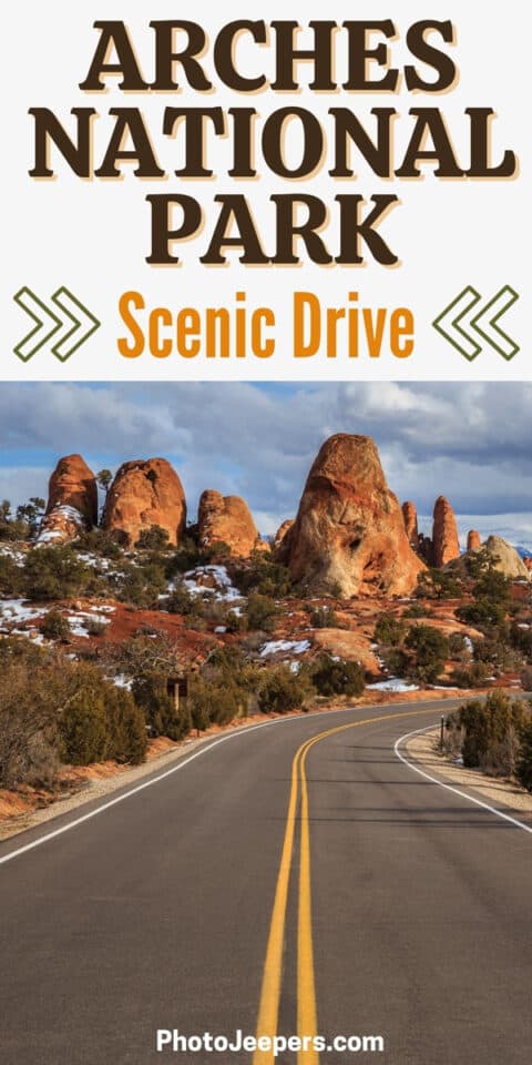 arches national park scenic drive