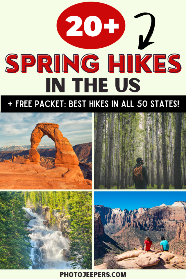 spring hikes in the US