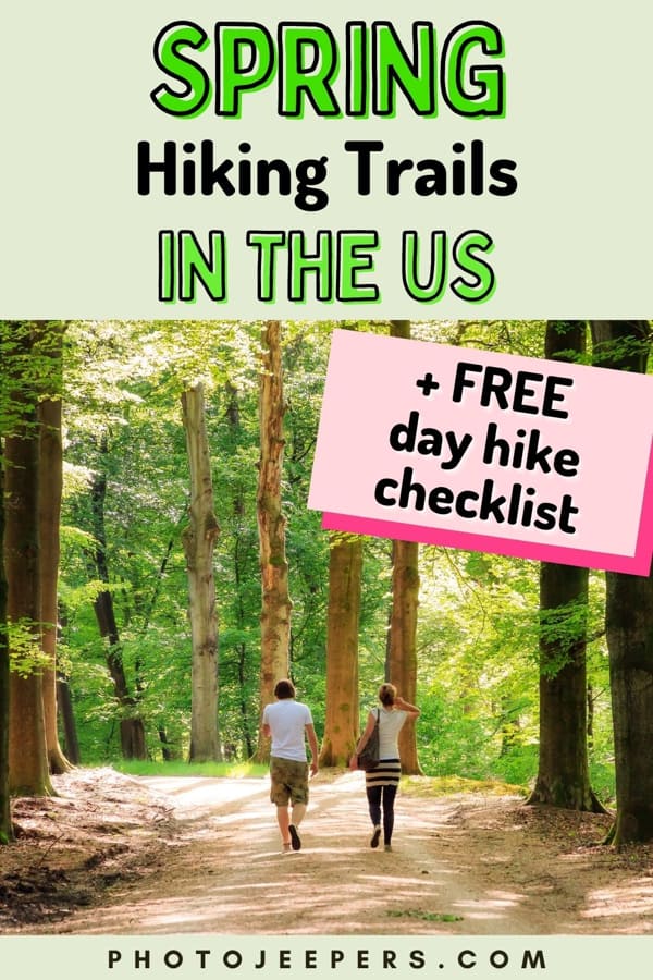 spring hiking ideas in the US
