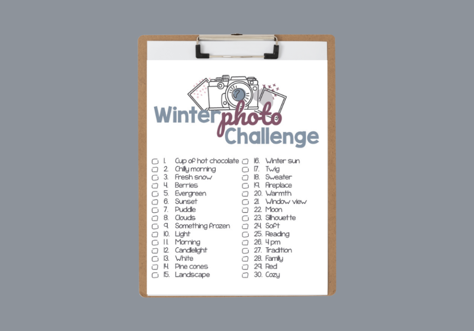 winter photography challenge