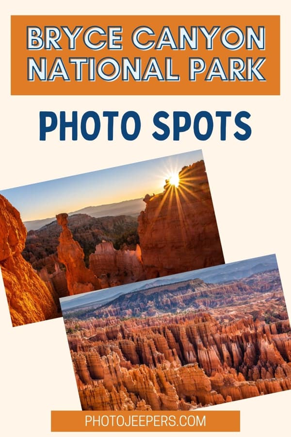 bryce canyon photo spots