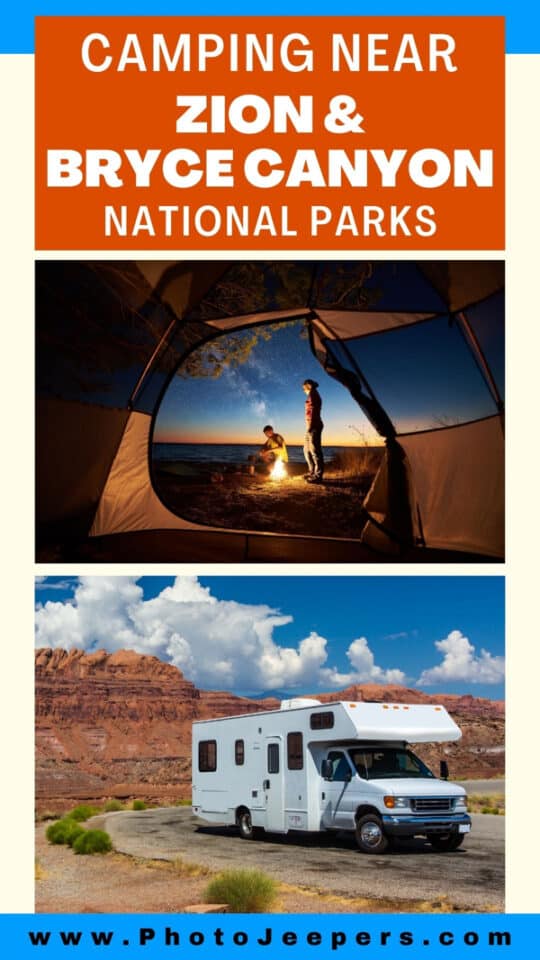 camping near zion and bryce canyon national parks