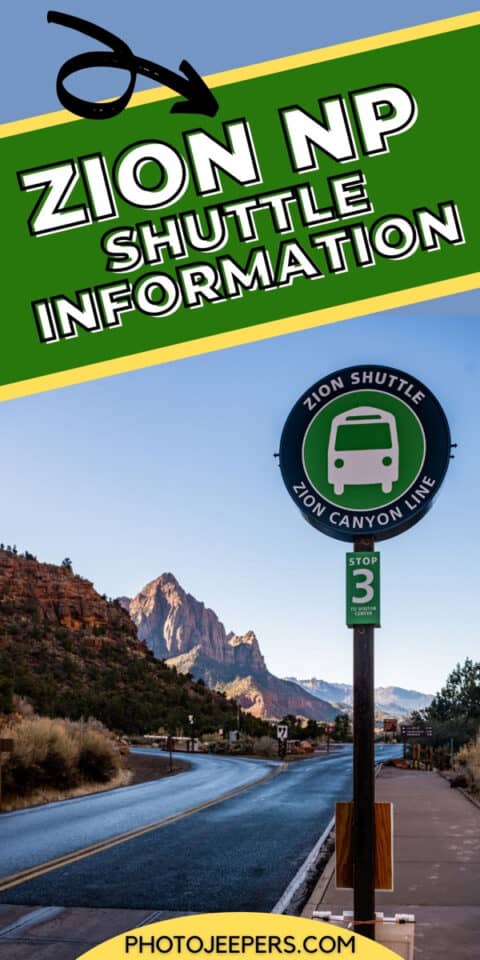 zion national park shuttle information