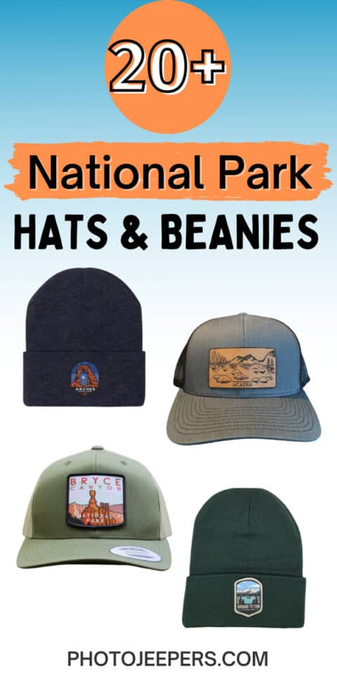 20+ national park hats and beanies