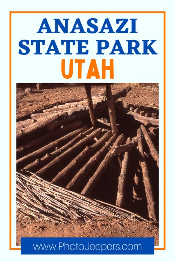 puebloan ruin at Anasazi State Park Utah