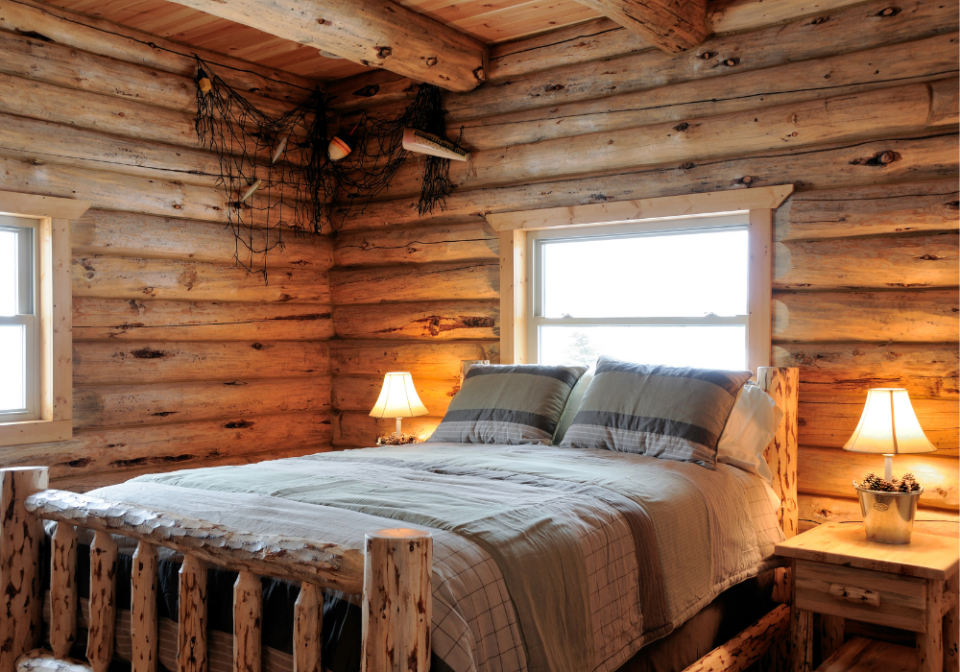 Grand Teton log cabin