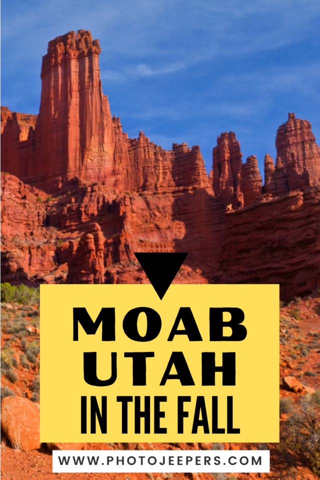 Moab Utah in the fall