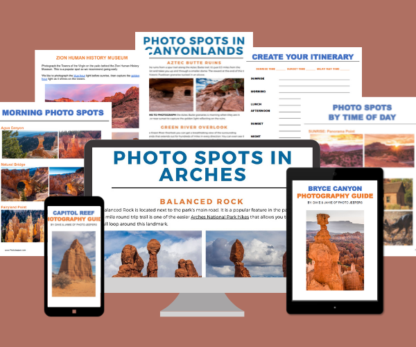 Utah National Parks photo guides bundle
