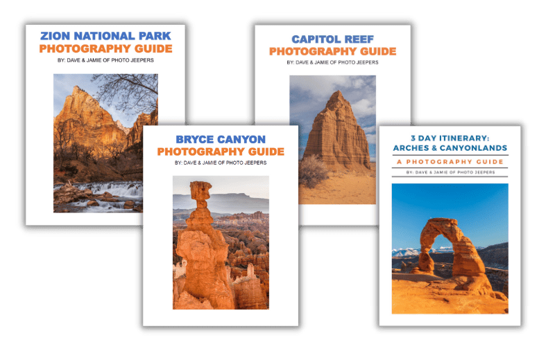 Utah National Parks photography guides bundle 4 pack