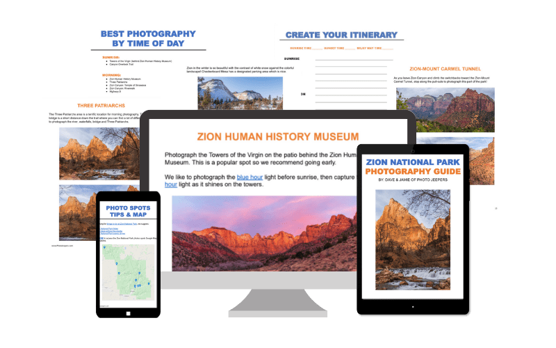 Zion National Park photography guide