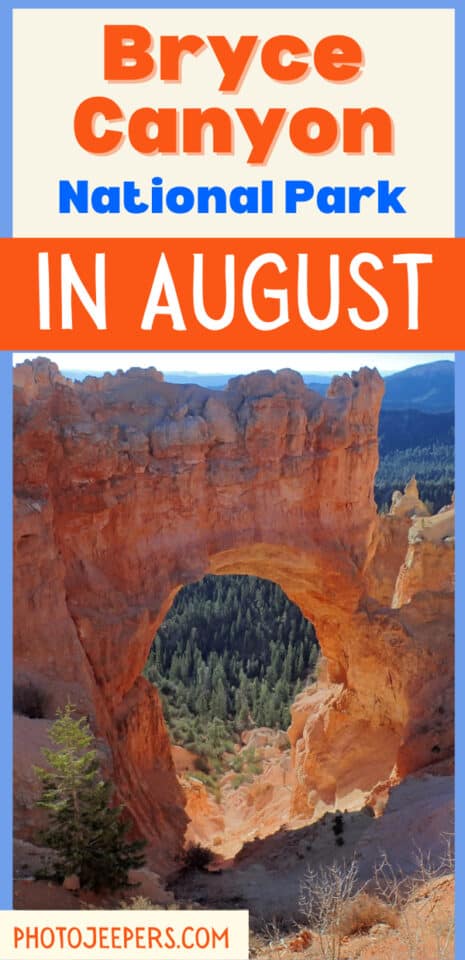 bryce canyon national park in August