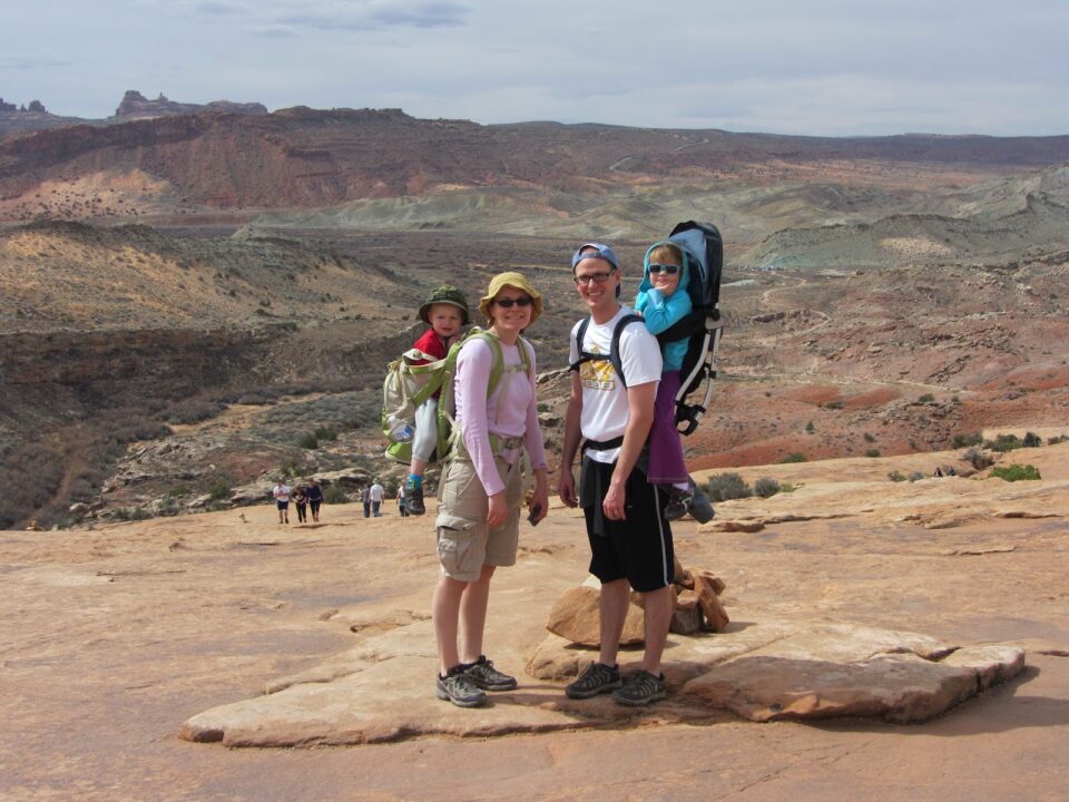 Hiking with kids at Arches National Park