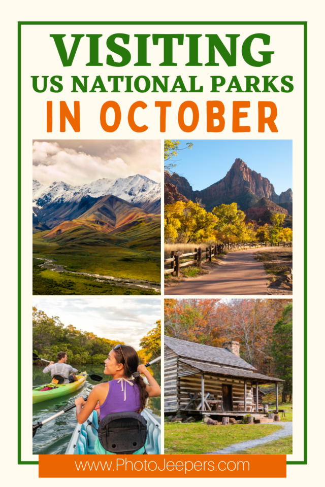 vacation ideas to US National Parks in October