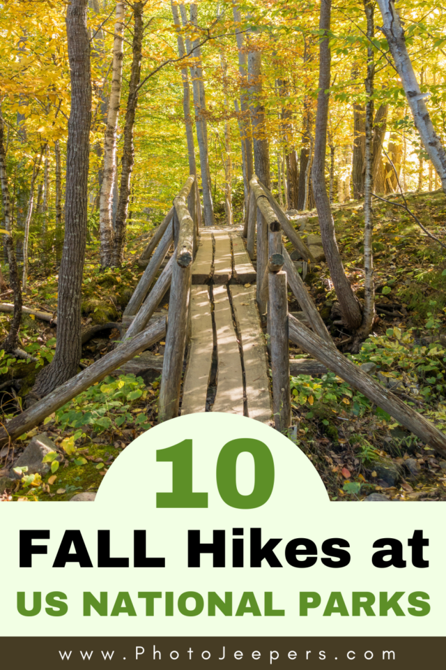 10 fall hikes at US National Parks