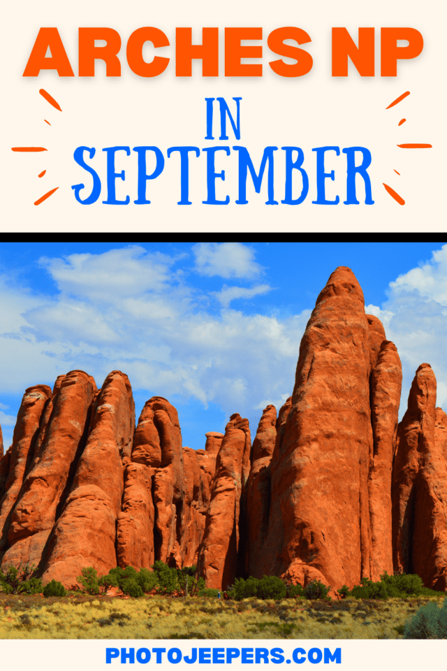 Arches National Park in September
