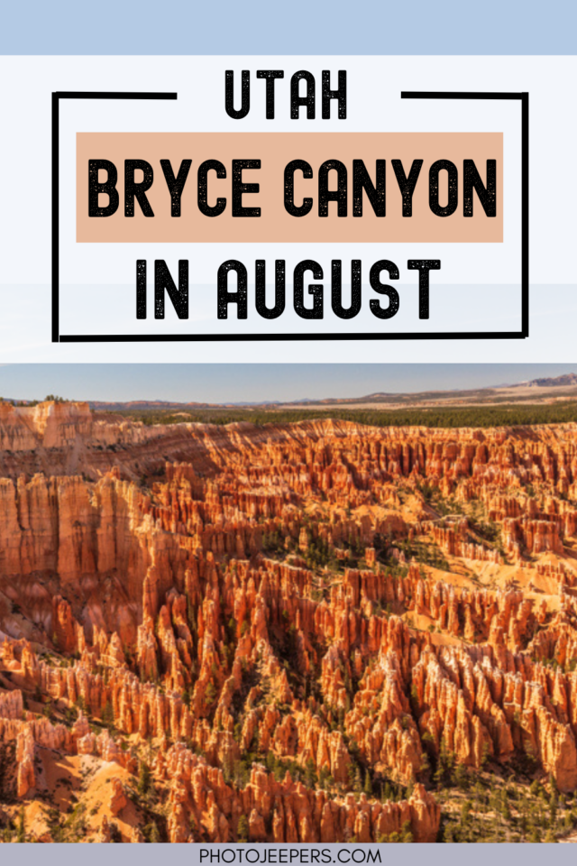 Bryce Canyon in August