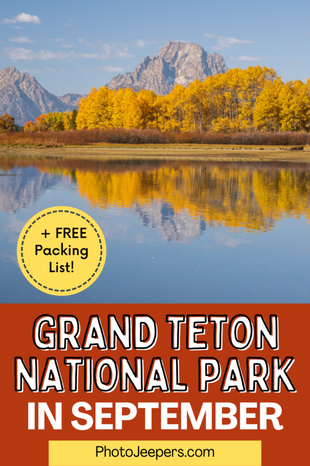 Grand Teton National Park in September