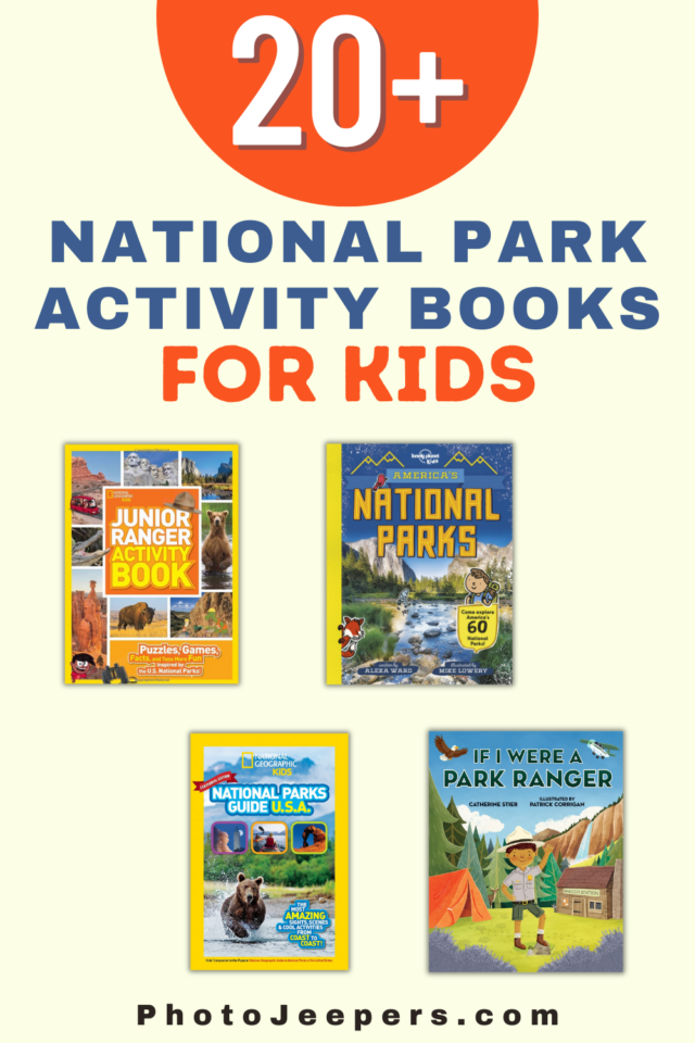 National Park Activity Books for kids