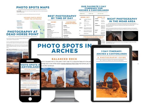 Arches and Canyonlands 3 Day Itinerary and Photography Guide