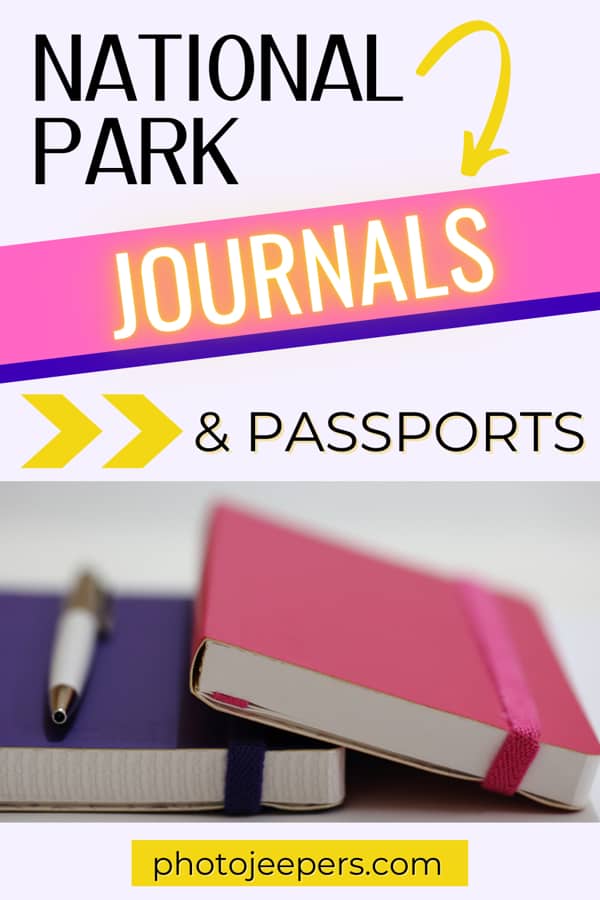 national park journals and passports