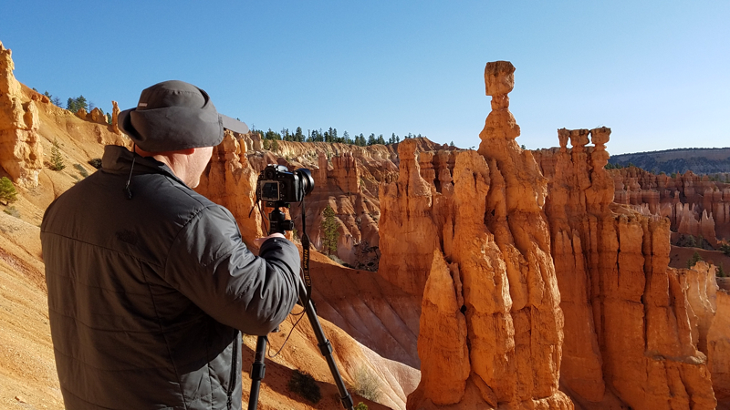 photographing Bryce Canyon