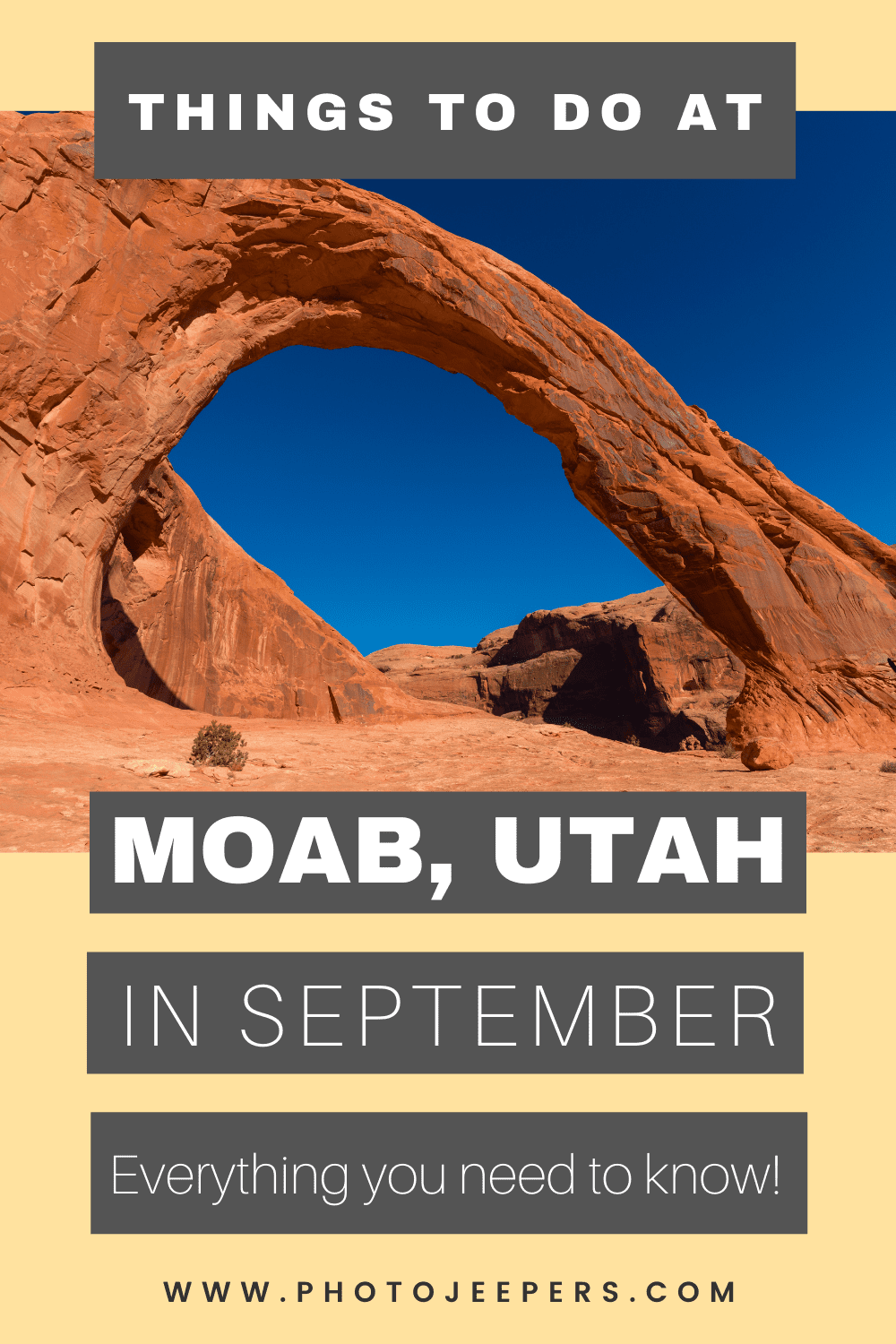 Visiting Moab in September PhotoJeepers