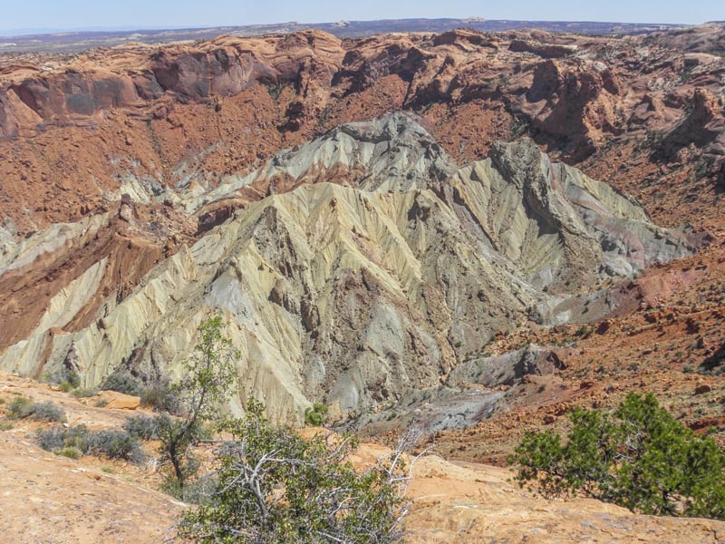 upheaval dome at Canyonlands Island in the Sky