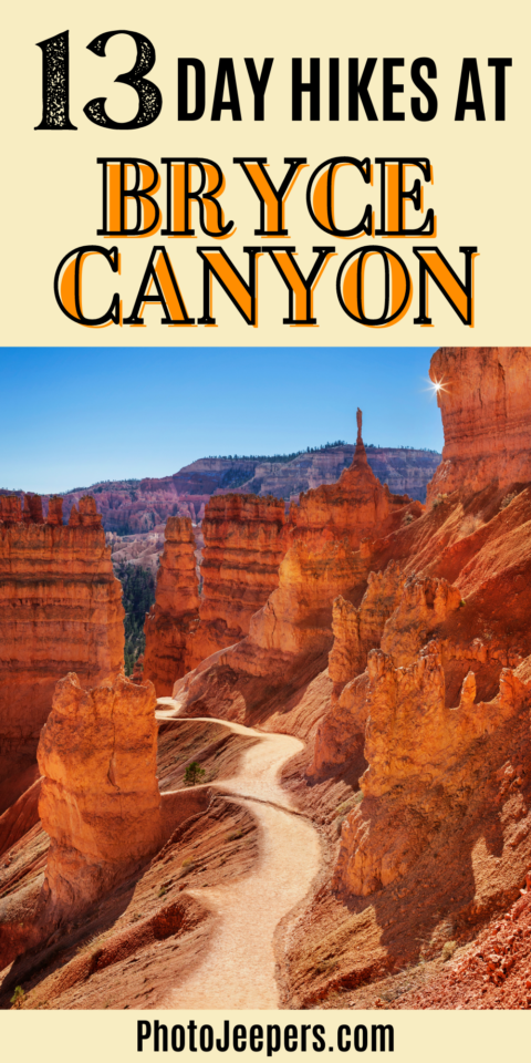 13 days hikes at Bryce Canyon