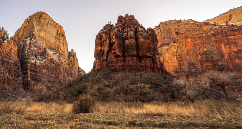 Big Bend Great White Throne Zion Canyon