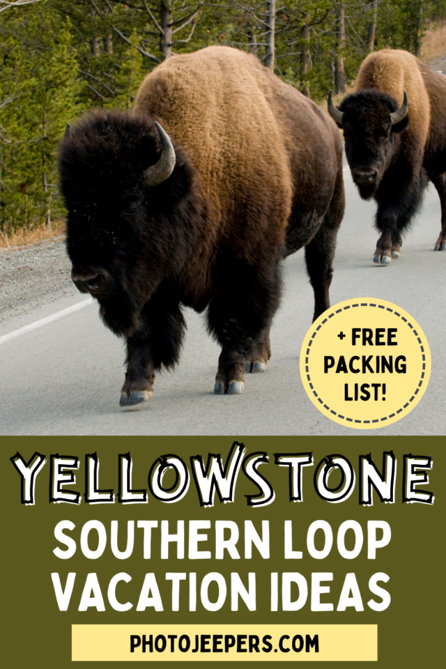 Yellowstone Southern Loop Vacation Ideas