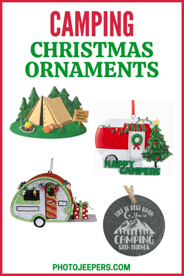 camping Christmas Ornaments