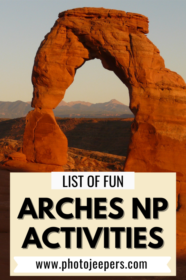 Arches National Park activities