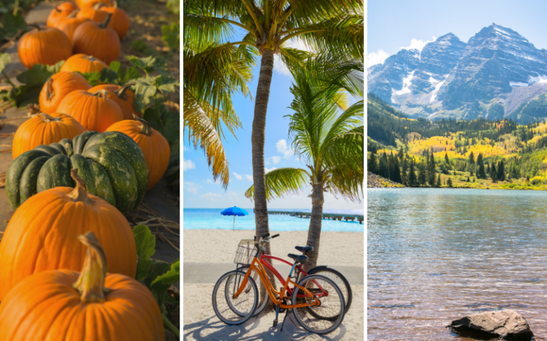 40+ October Vacation Ideas in the US By Region