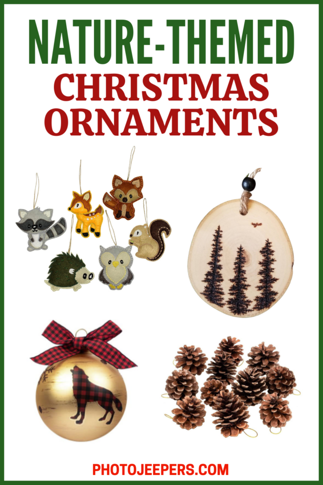 Nature Themed Christmas Ornaments