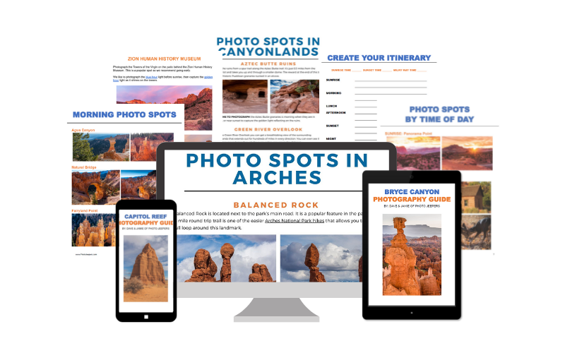 Utah National Parks Photo Guide bundle