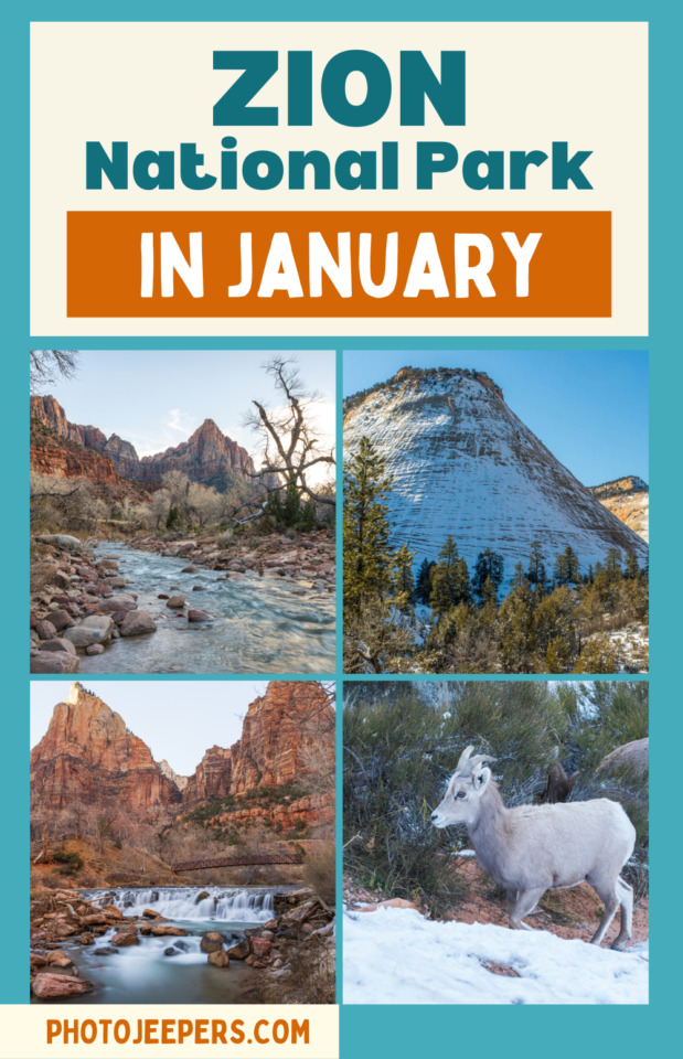 visiting Zion National Park in January