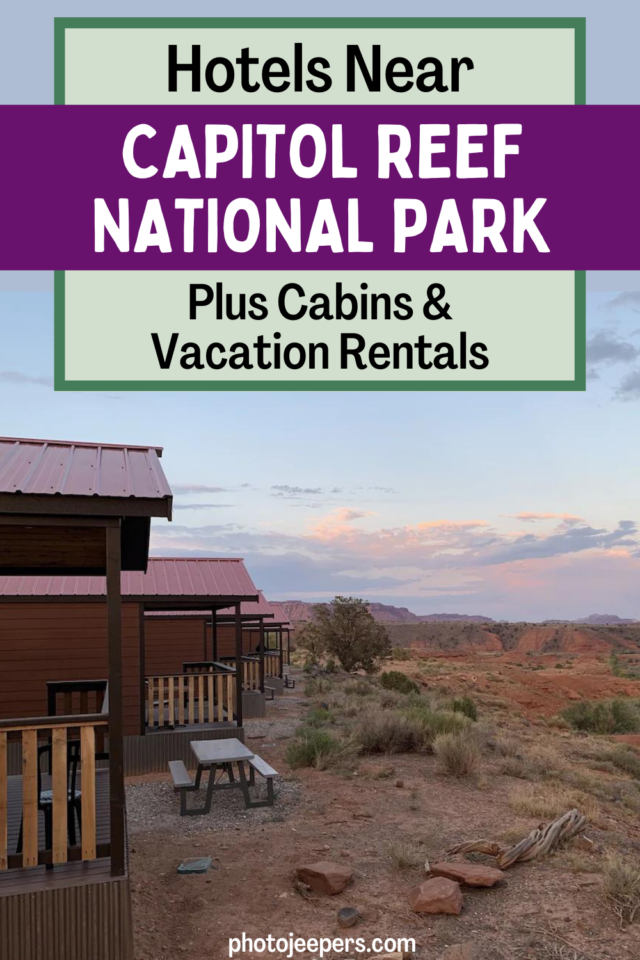 hotels near capitol reef national park plus cabins and vacation rentals